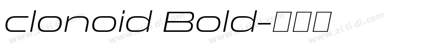 clonoid Bold字体转换